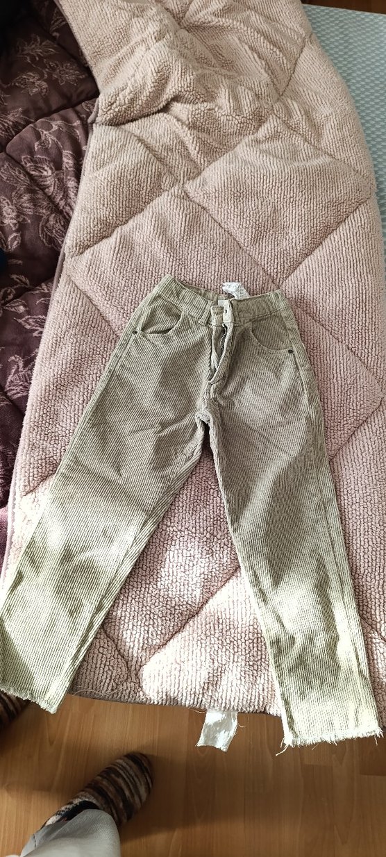 zara çocuk pantolon kadife - Görsel 2