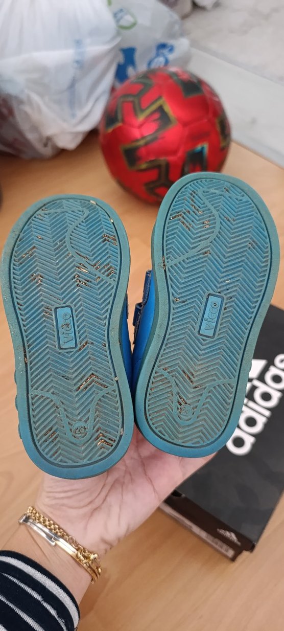 Mavi Erkek Çocuk Cırt Cırtlı Spor Ayakkabı - Görsel 3