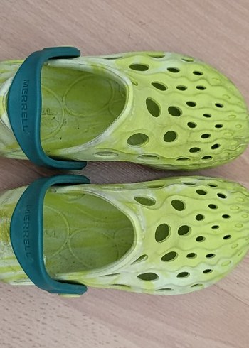 Yeşil Bağcıklı Çocuk Terlik - Görsel 3