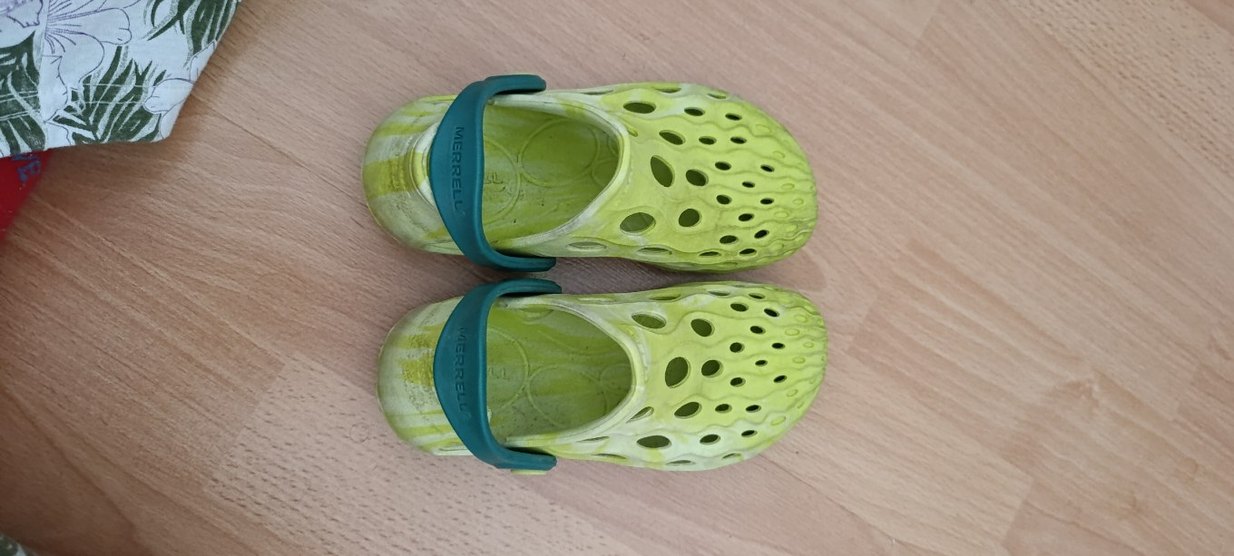 Yeşil Bağcıklı Çocuk Terlik - Görsel 3