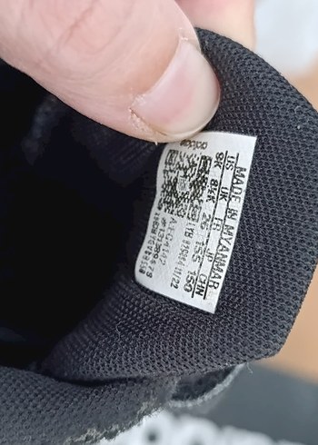 Erkek Çocuk Siyah Cırt Cırtlı Spor Ayakkabı - Görsel 3