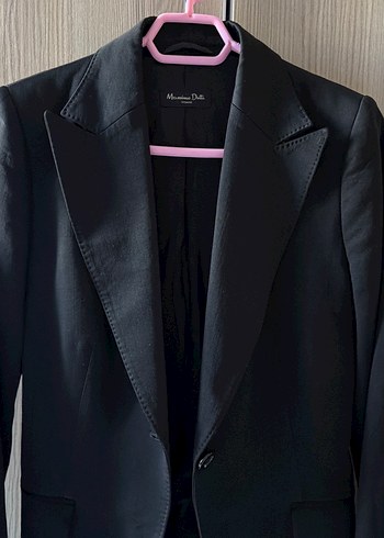 Massimo Dutti Sikligin Simgesi Siyah Tek Dugmeli Blazer Ceket