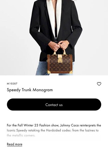 LOUIS VUITTON SPEEDY TRUNK MONOGRAM