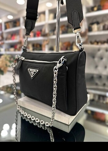 Beden siyah Renk Prada RE-Nylon shoulder bag