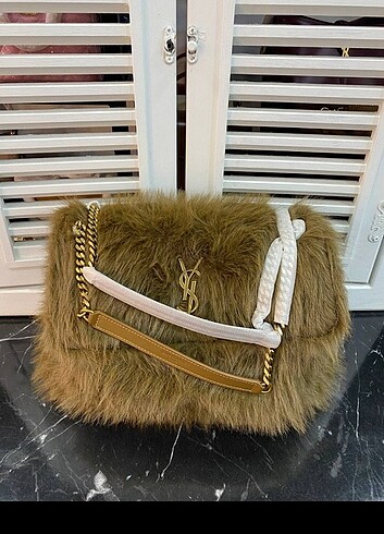 Beden kahverengi Renk Yves Saint Laurent Niki Large in Shearling