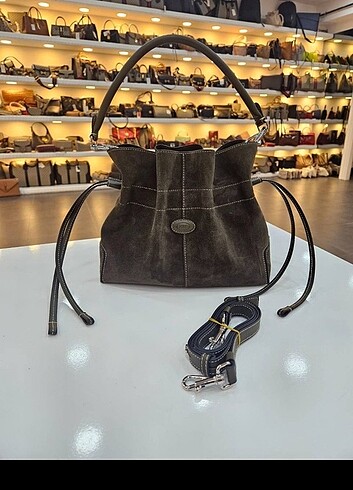 Beden Tod's Bolsa bucket Di mini de couro