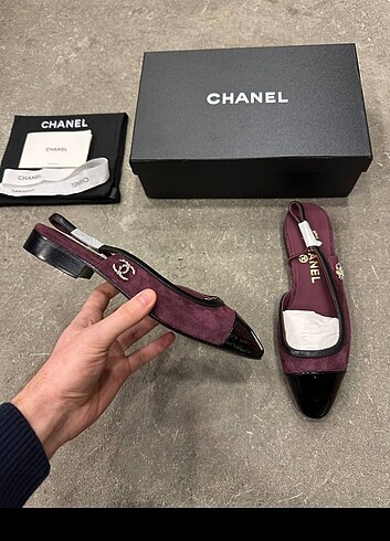 38 Beden bordo Renk Chanel slingbacks 37-38-39-40