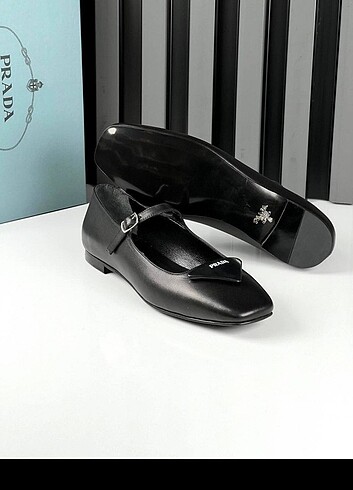 39 Beden Prada Babet Prada Leather Ballerinas New (Deri- Rugan)