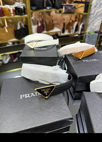 Beden siyah Renk Prada dior loewe 2cm kemer