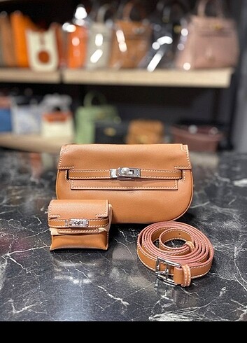 Beden kahverengi Renk HERMES KELLY MOOVE BAG