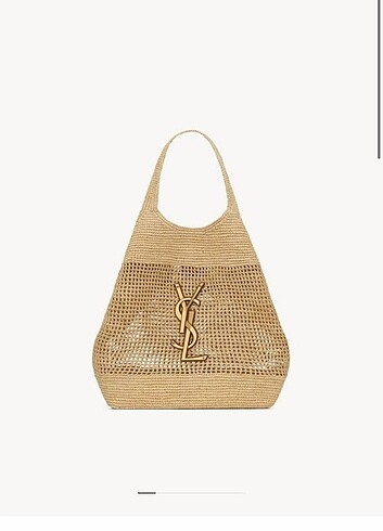 Saint Laurent Icare Maxi Raffia Bag