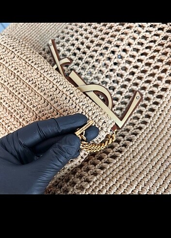 Yves Saint Laurent Saint Laurent Icare Maxi Raffia Bag