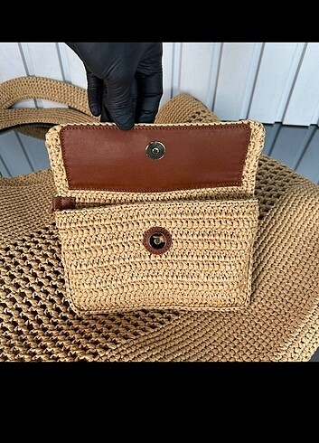 Beden Saint Laurent Icare Maxi Raffia Bag