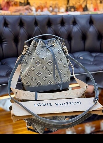 Louis Vuitton Nano Noé Bucket Denim Bag