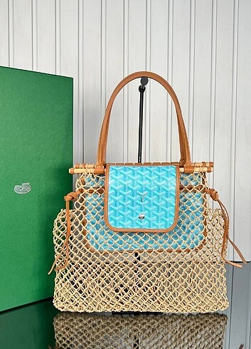  Beden Goyard Aligre Raffia Bag