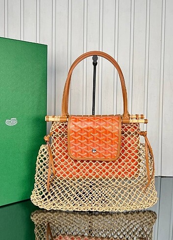  Beden çeşitli Renk Goyard Aligre Raffia Bag