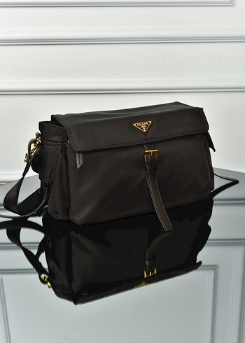 Prada PRADA - Prada Explore medium Re-Nylon shoulder bag with flap