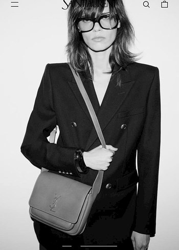 SAINT LAURENT NIKI SATCHEL IN LEATHER