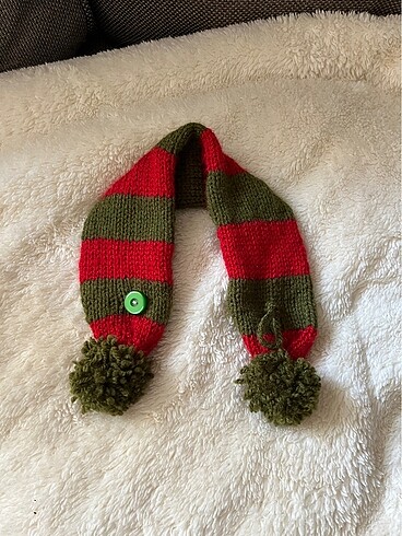 Küçük ırk kedi köpek yılbaşı atkısı - Görsel 2