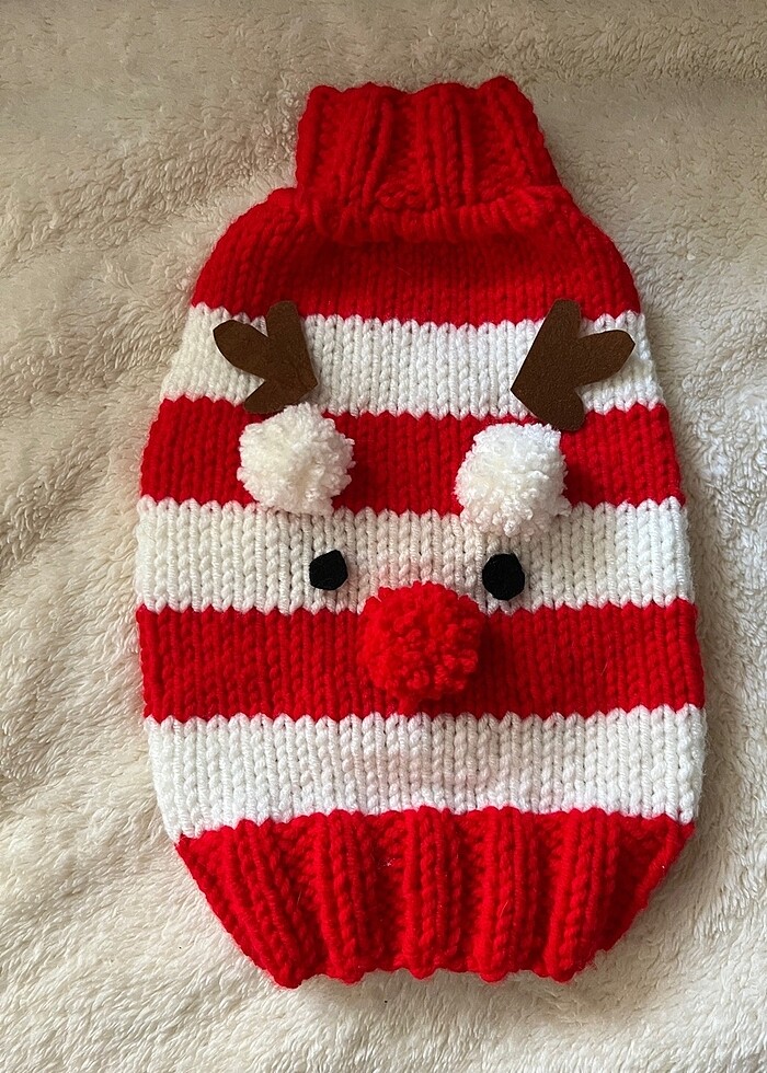 Küçük ırk kedi köpek yılbaşı kostüm - Görsel 2