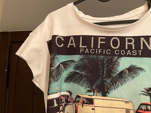 Bershka Oversize crop tshirt