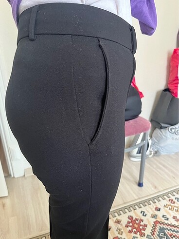 40 Beden siyah Renk Kışlık kumaş pantolon