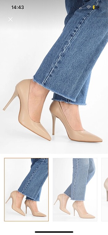 36 Beden Bej stiletto