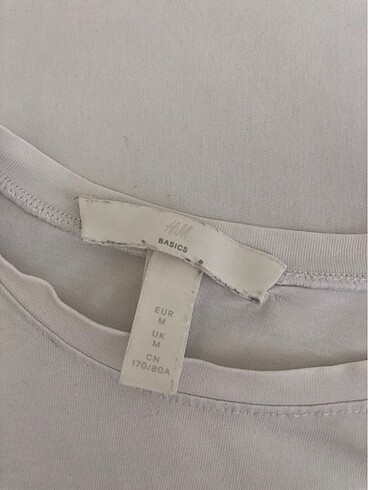 s Beden H&M beyaz tişört