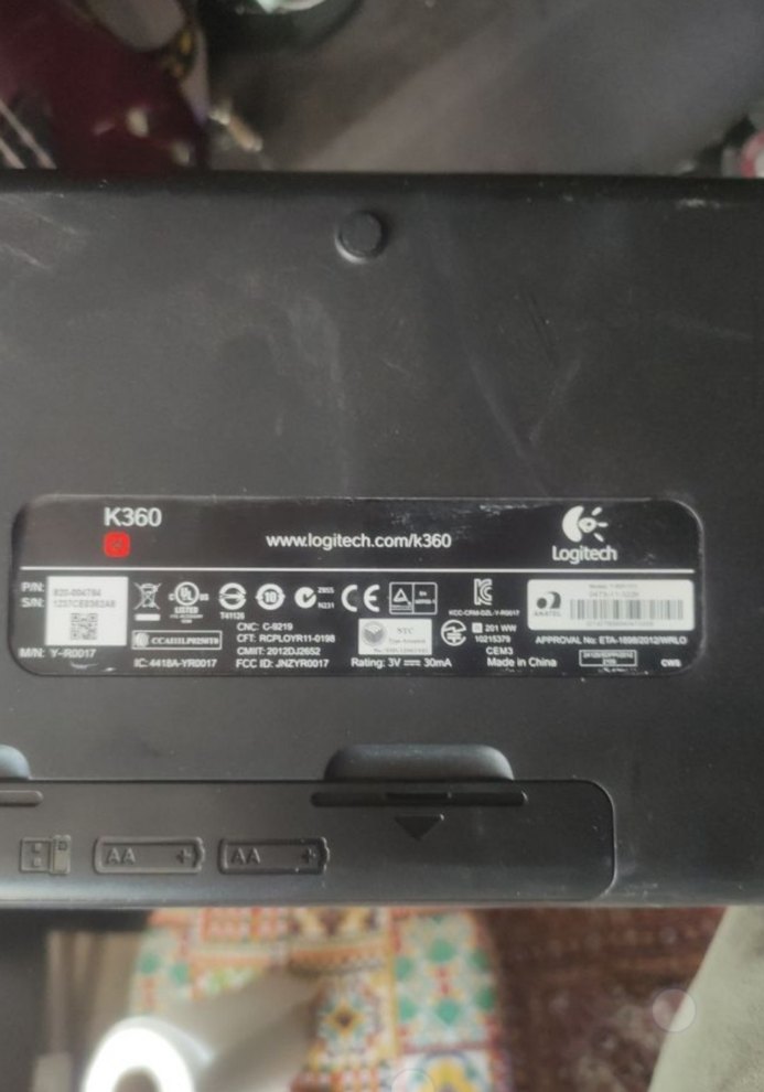 Logitech Kablosuz Klavye K360 - Görsel 2