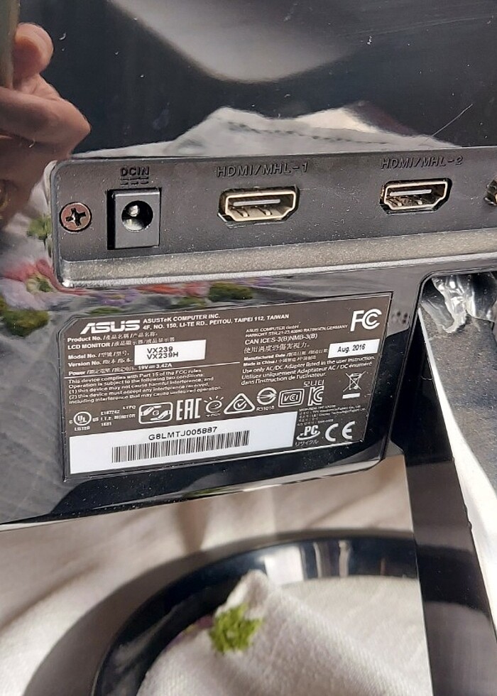 ASUS monitor VX239H - Görsel 3