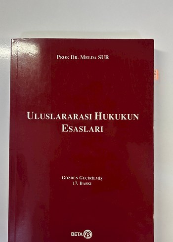 Uluslararası Hukukun Esasları - Prof. Dr. Melda Sur