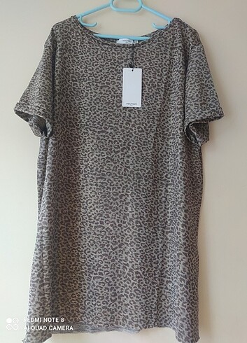m Beden Mango leopar bluz 
