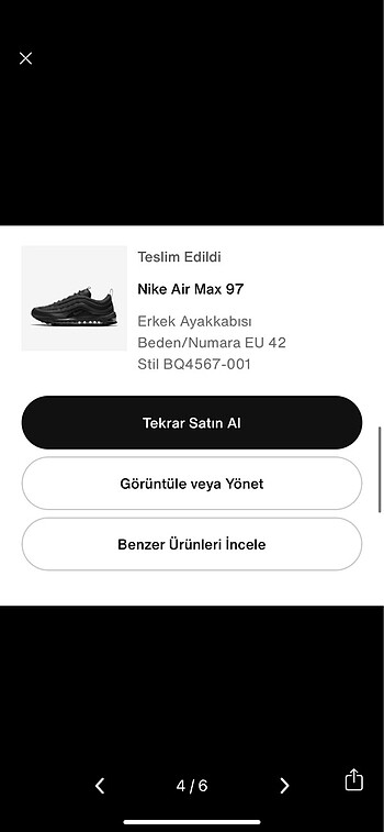 Nike Air Max 97 Siyah