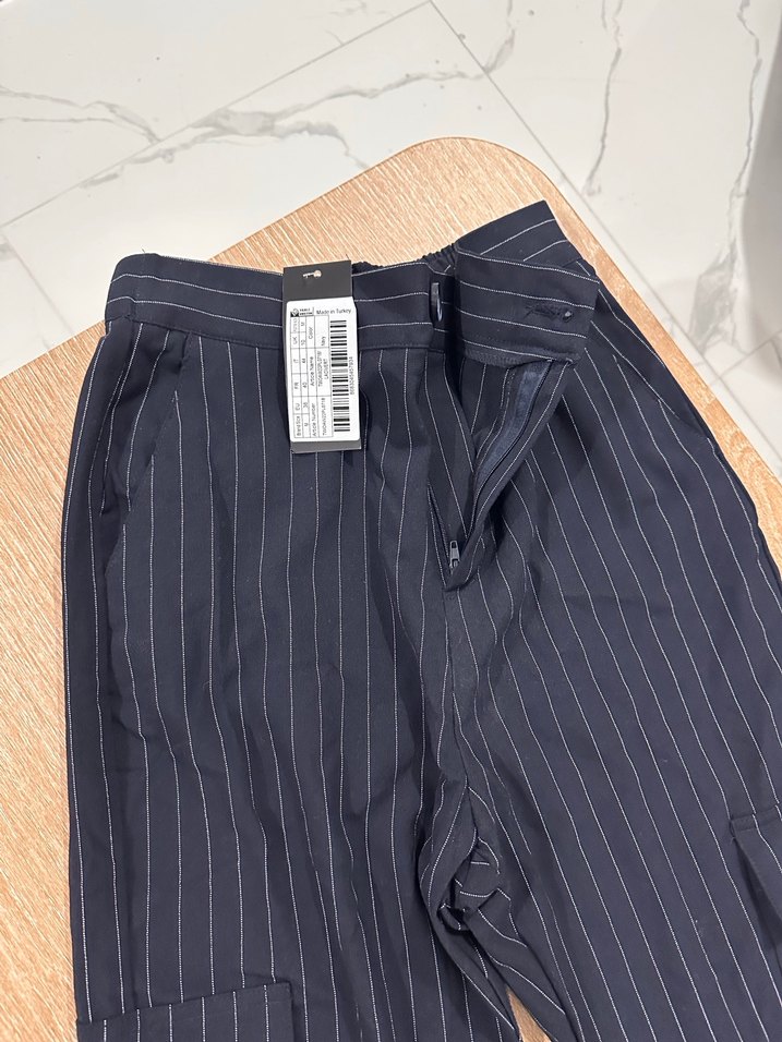 Kadın Kemerli Rahat Kesim Kot Pantolon - Görsel 2