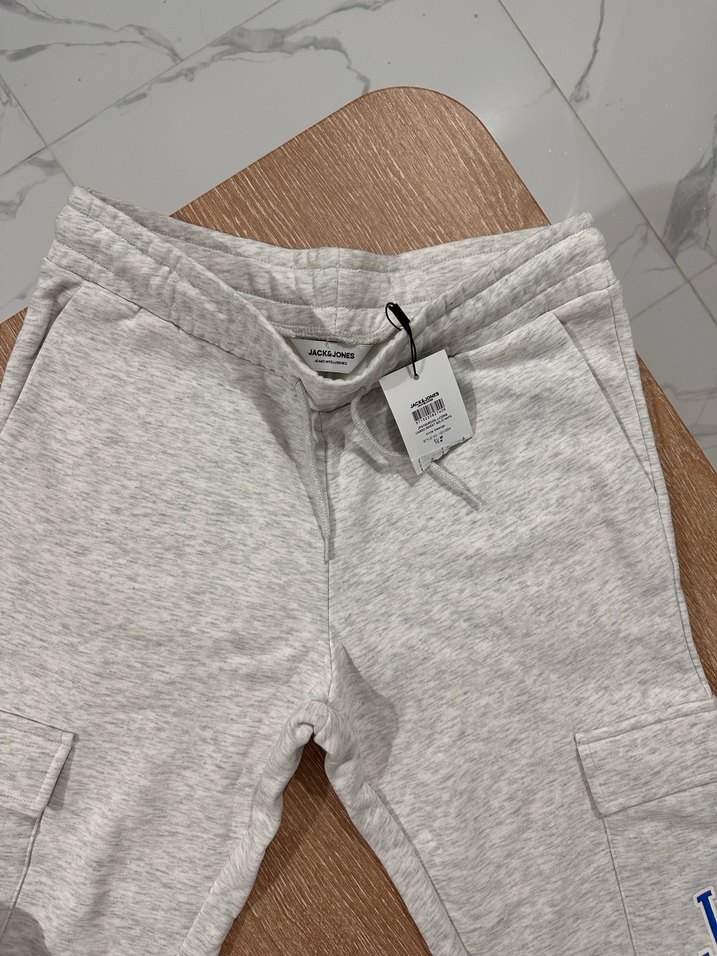 Gri Rahat Kesim Erkek Eşofman Altı - Görsel 2