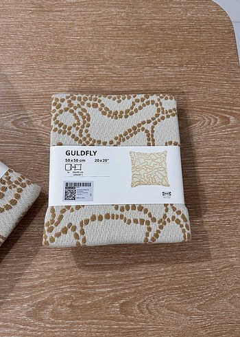 İkea Bohem Tarzı Bej Baskılı Kırlent Kılıfı - Görsel 3