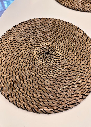 Bohem Tarzı Yuvarlak Hasır Amerikan Servis - Görsel 3