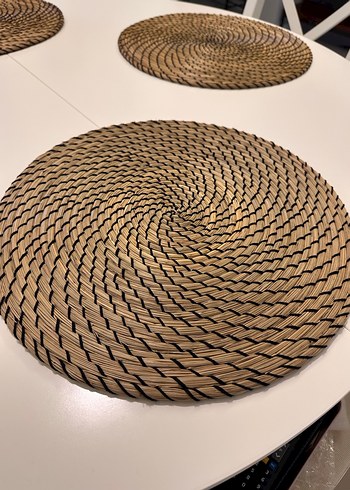 Bohem Tarzı Yuvarlak Hasır Amerikan Servis - Görsel 2