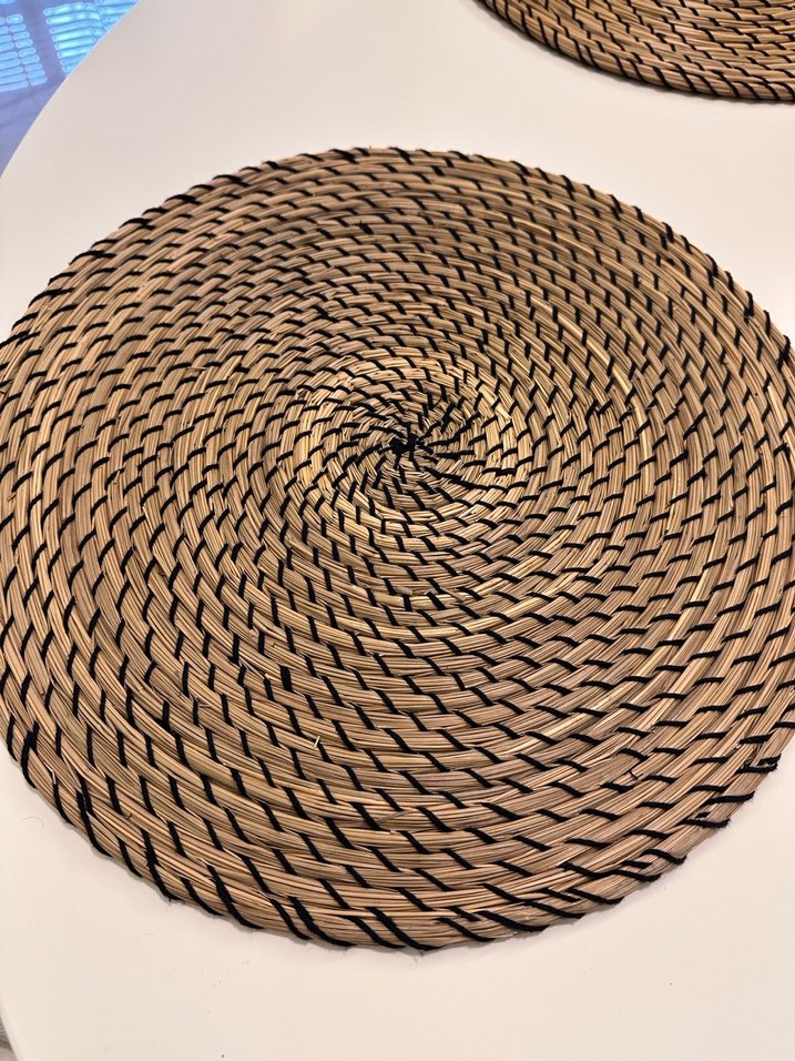 Bohem Tarzı Yuvarlak Hasır Amerikan Servis - Görsel 3