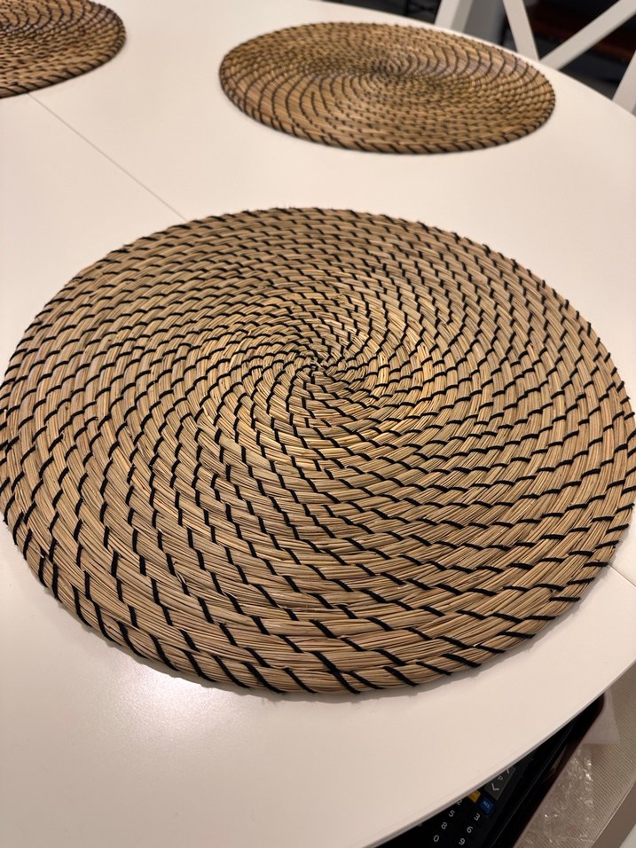 Bohem Tarzı Yuvarlak Hasır Amerikan Servis - Görsel 2