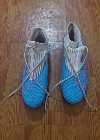 Mavi Erkek Futbol Ayakkabısı Bağcıklı