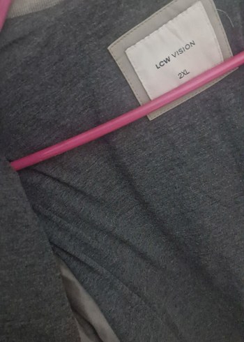 Gri Erkek Midi Mont Fermuarlı Cepli - Görsel 3