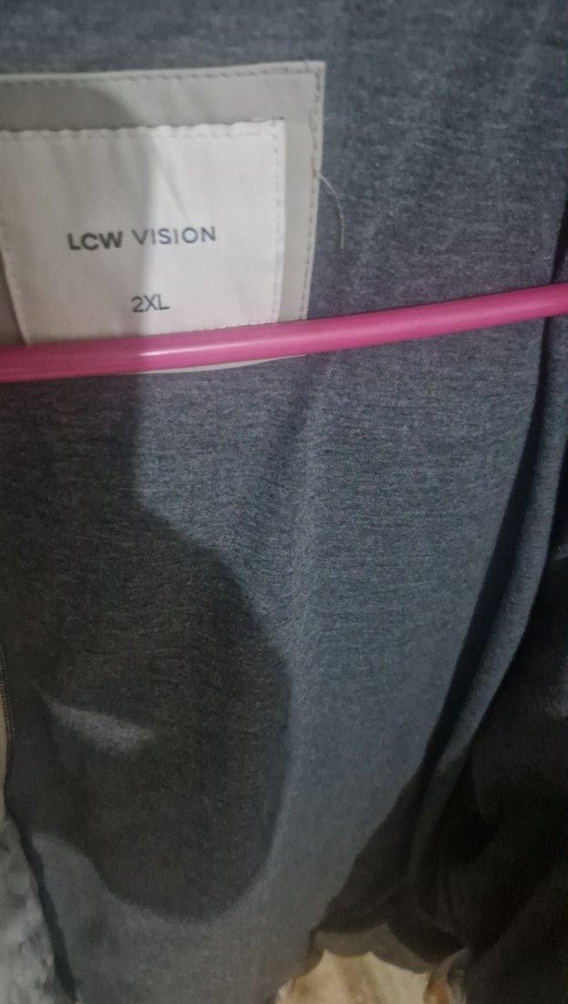 Gri Erkek Midi Mont Fermuarlı Cepli - Görsel 4