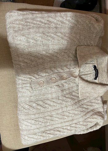 Bej Kadın Triko Kazak - Görsel 2