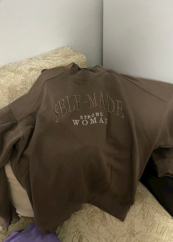 Kahverengi Kadın Sweatshirt addax - Görsel 2