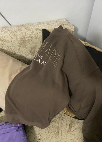 Kahverengi Kadın Sweatshirt addax - Görsel 3