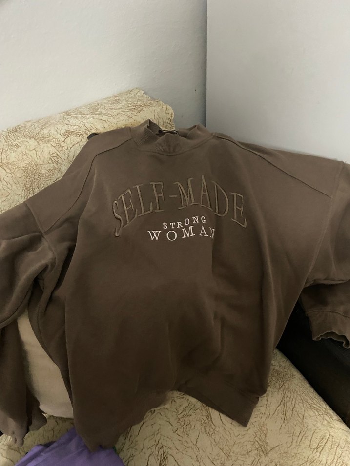 Kahverengi Kadın Sweatshirt addax - Görsel 2