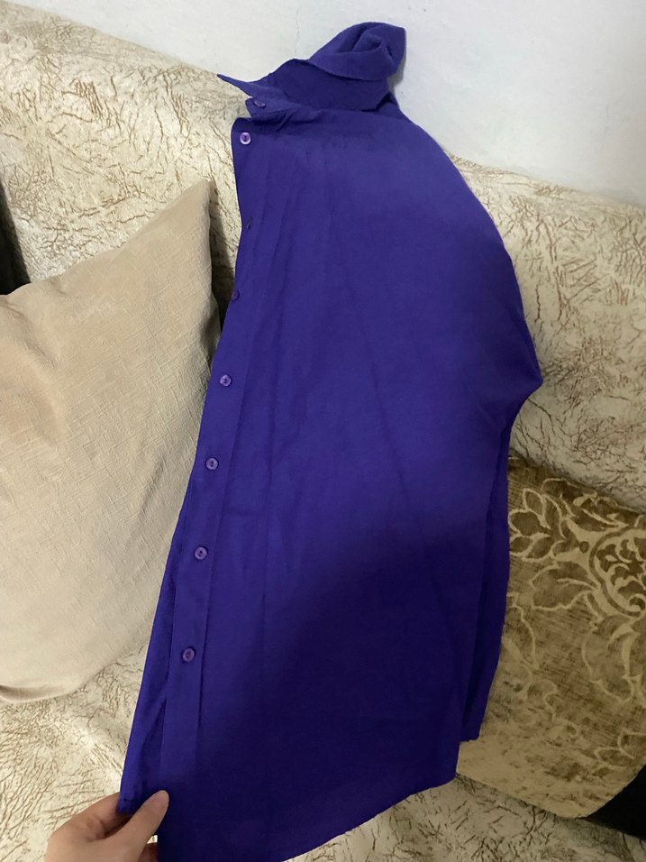 Mor Kadın Gömlek - Görsel 2