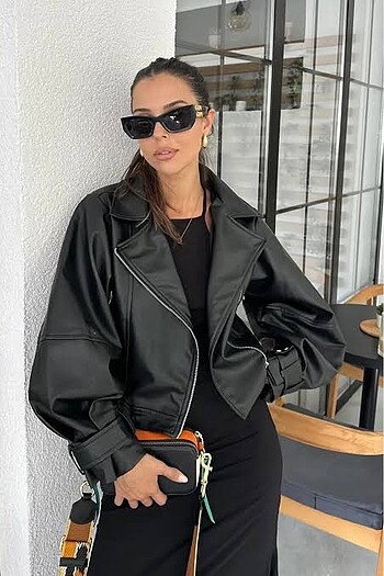 H&M Deri ceket