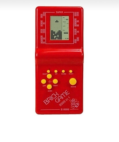 Diğer Kırmızı tetris nostajik pilli oyuncak